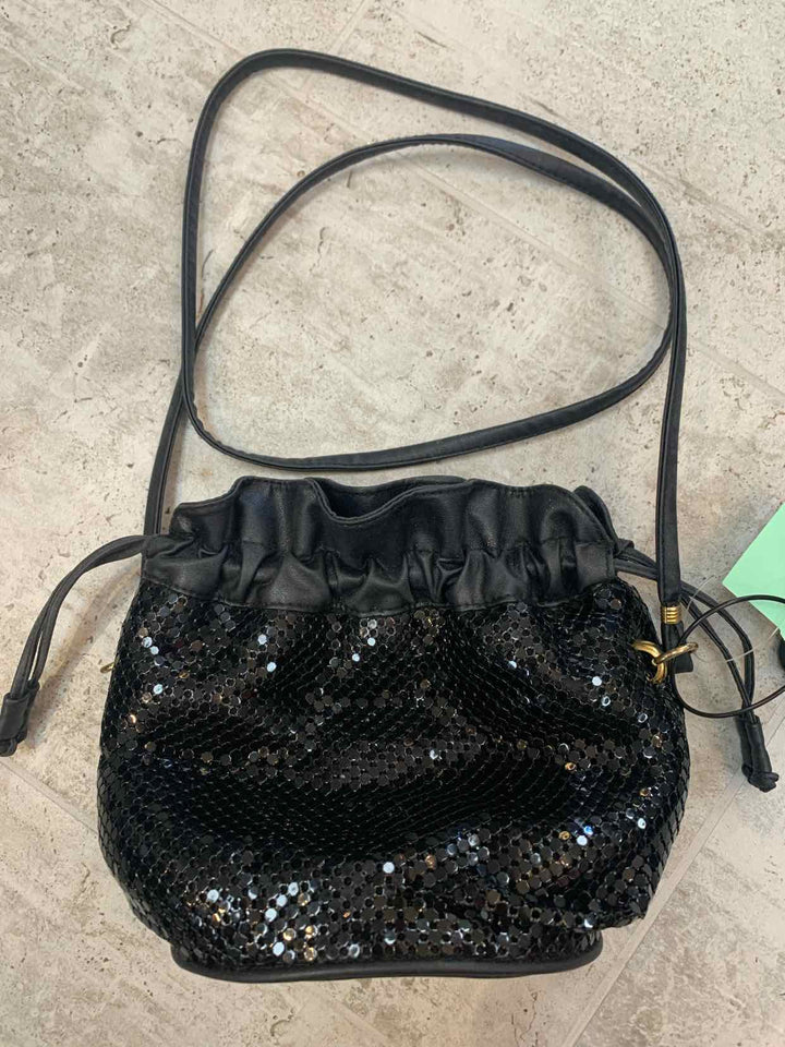 Whiting and Davis Black evening bag