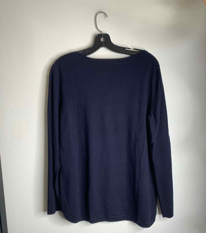 Talbots Navy Women Size M sweater