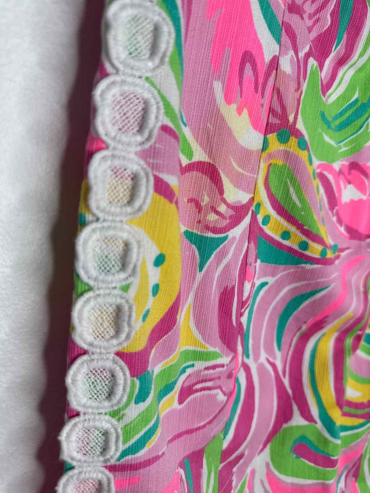 Lilly Pulitzer Size 0 Pink short sleeve
