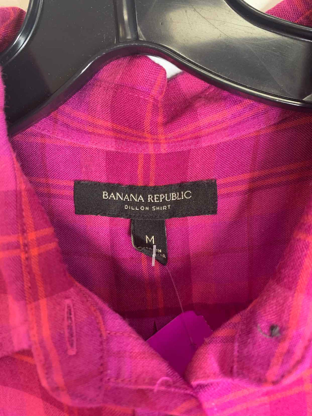 Banana Republic Women Size M Hot Pink long sleeve top