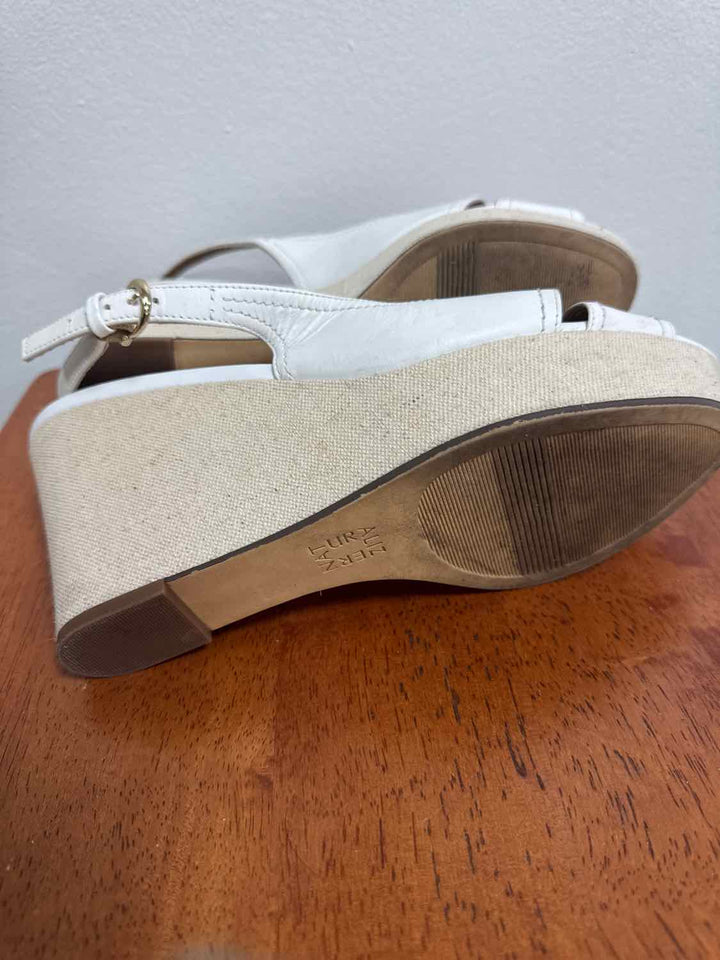 Naturalizer Shoe Size 10 White wedge