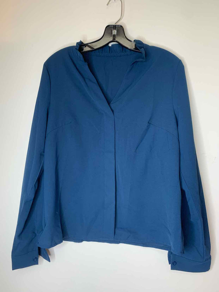 Shein Women Size M Blue long sleeve top