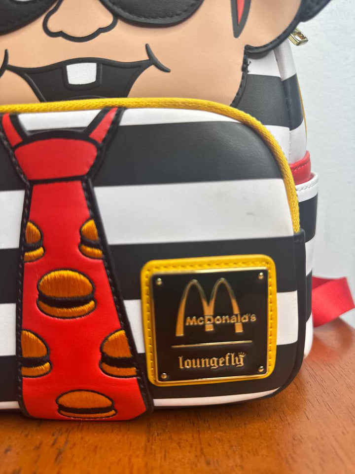 LoungeFly Striped backpack purse