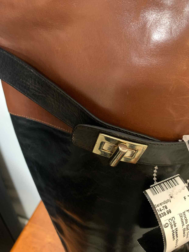 Cole-Haan Black W Shoe Size 9 boots flat heel