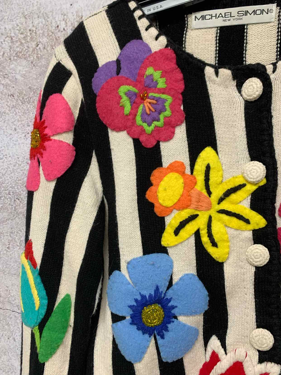 Michael Simon Women Size S Multi-Color cardigan