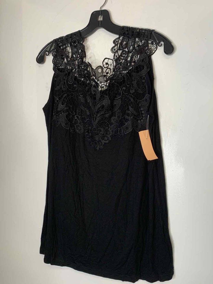 Joan Boyce Women Size L Black sleeveless