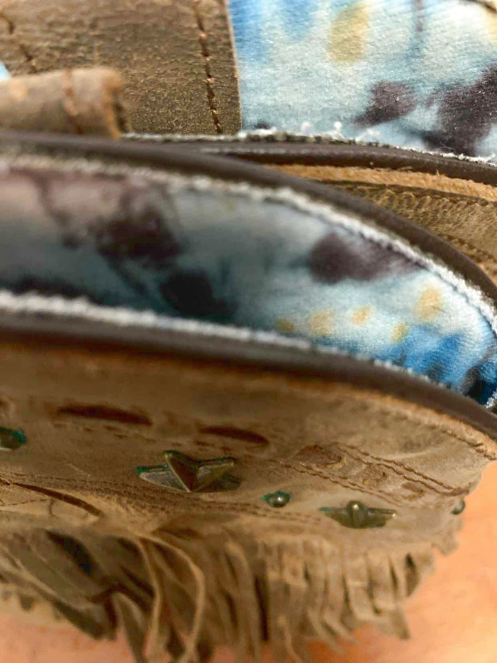 Dingo Brown W Shoe Size 7.5 cowgirl boot