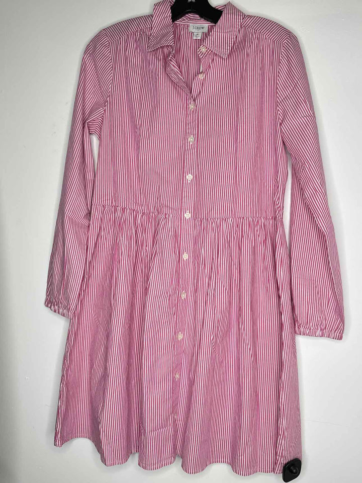 Women Size 6 J Crew striped long sleeve dress