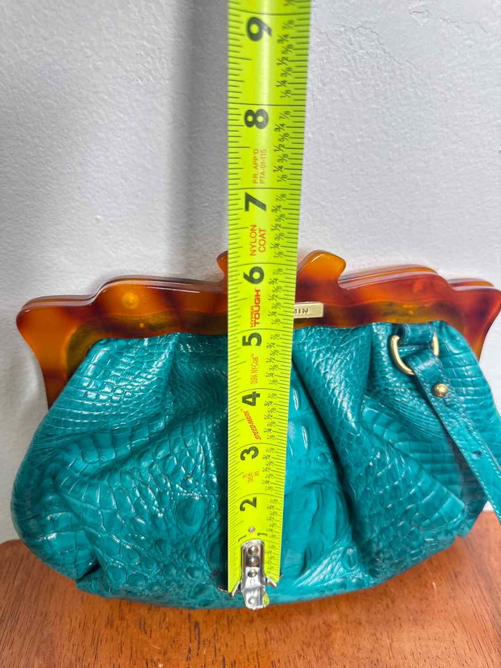 Brahmin Teal crossbody