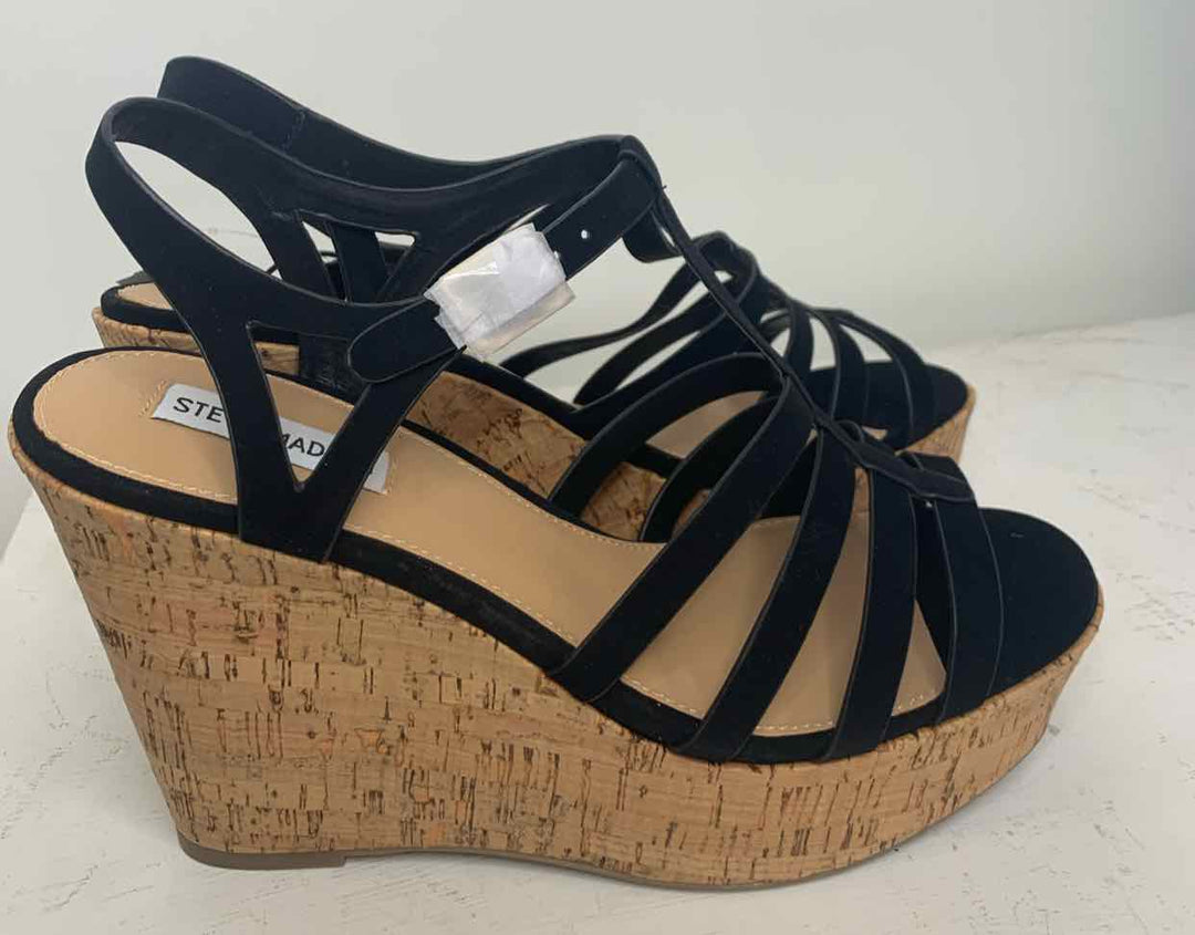 Steve Madden Black W Shoe Size 10 wedge