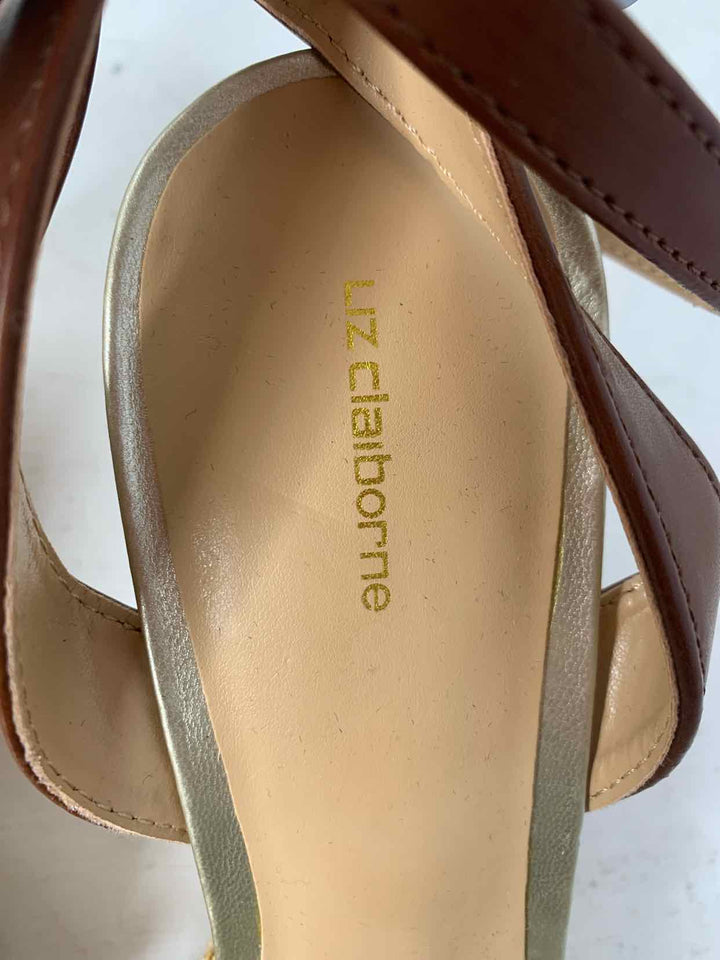 Liz Claiborne khaki W Shoe Size 11 wedge