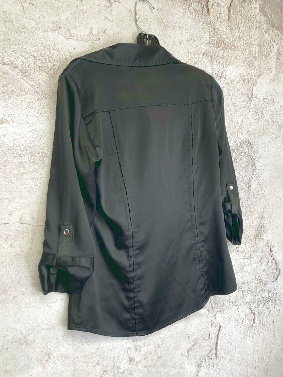 White Black Market Size 4 Black long sleeve top