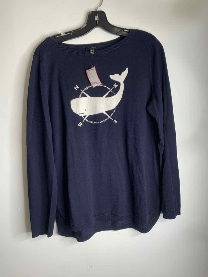 Talbots Navy Women Size M sweater