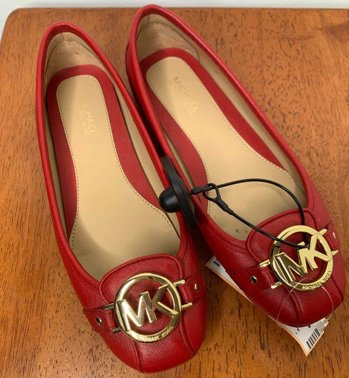 Michael Kors Red W Shoe Size 5 flat shoe