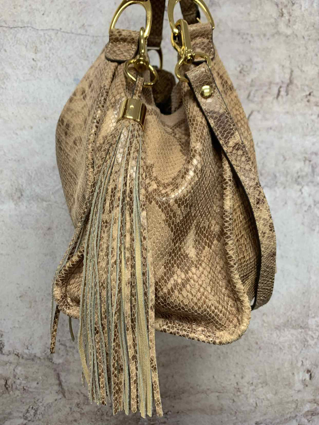 tan shoulder bag