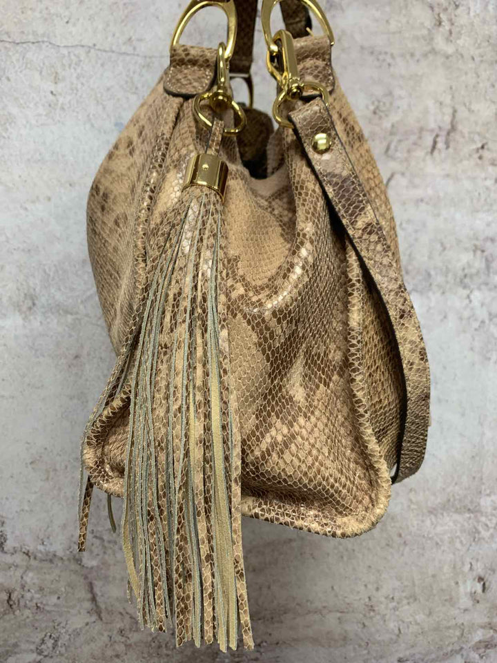 tan shoulder bag