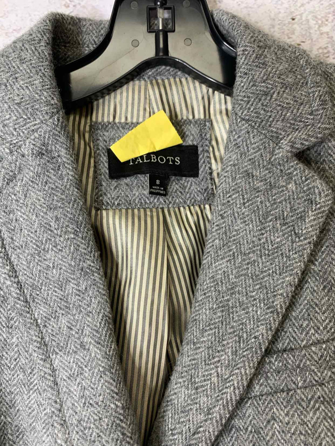 Talbots Grey Women Size 8 jacket