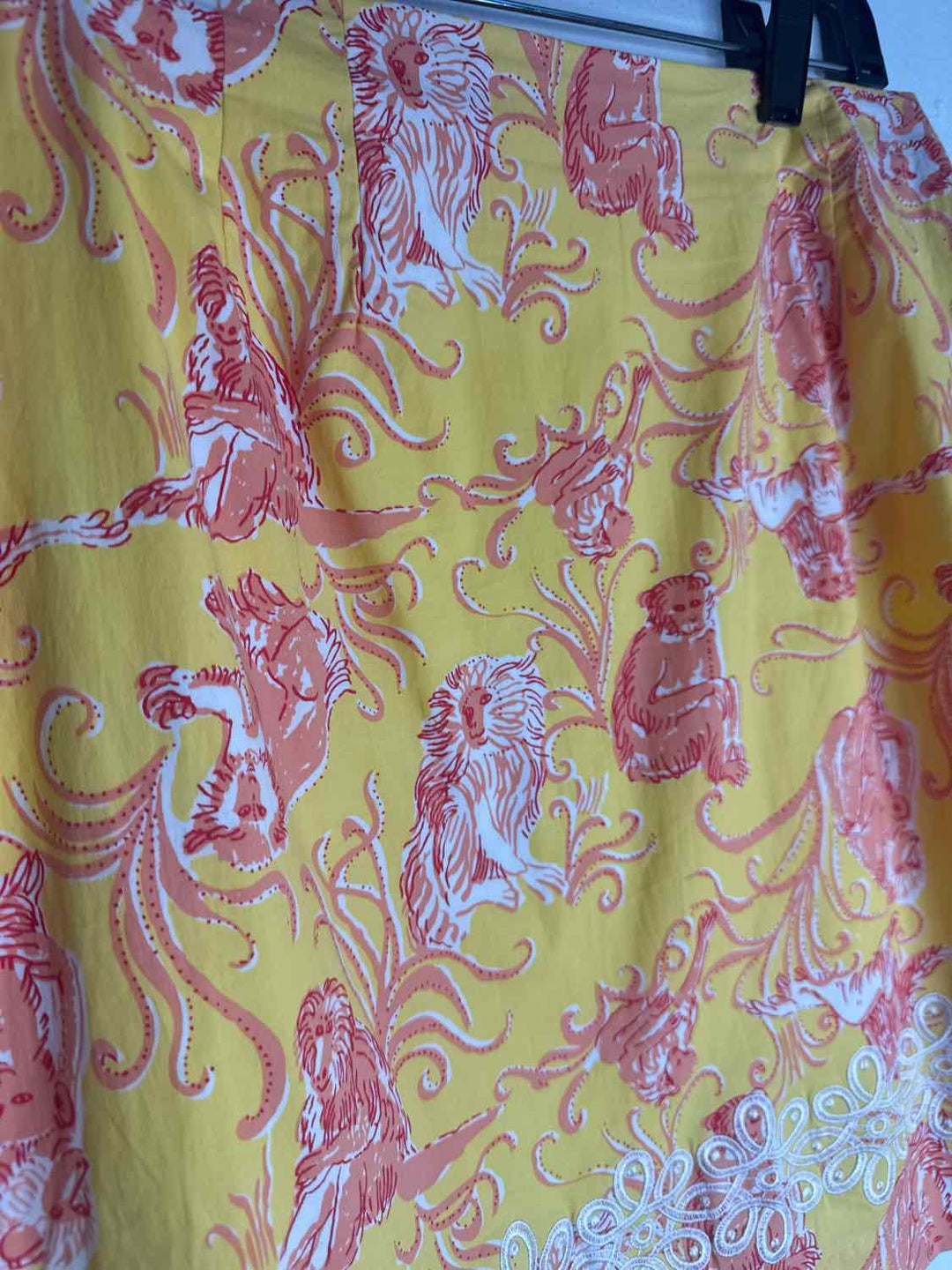 Key West Size 10 Yellow knee length skirt