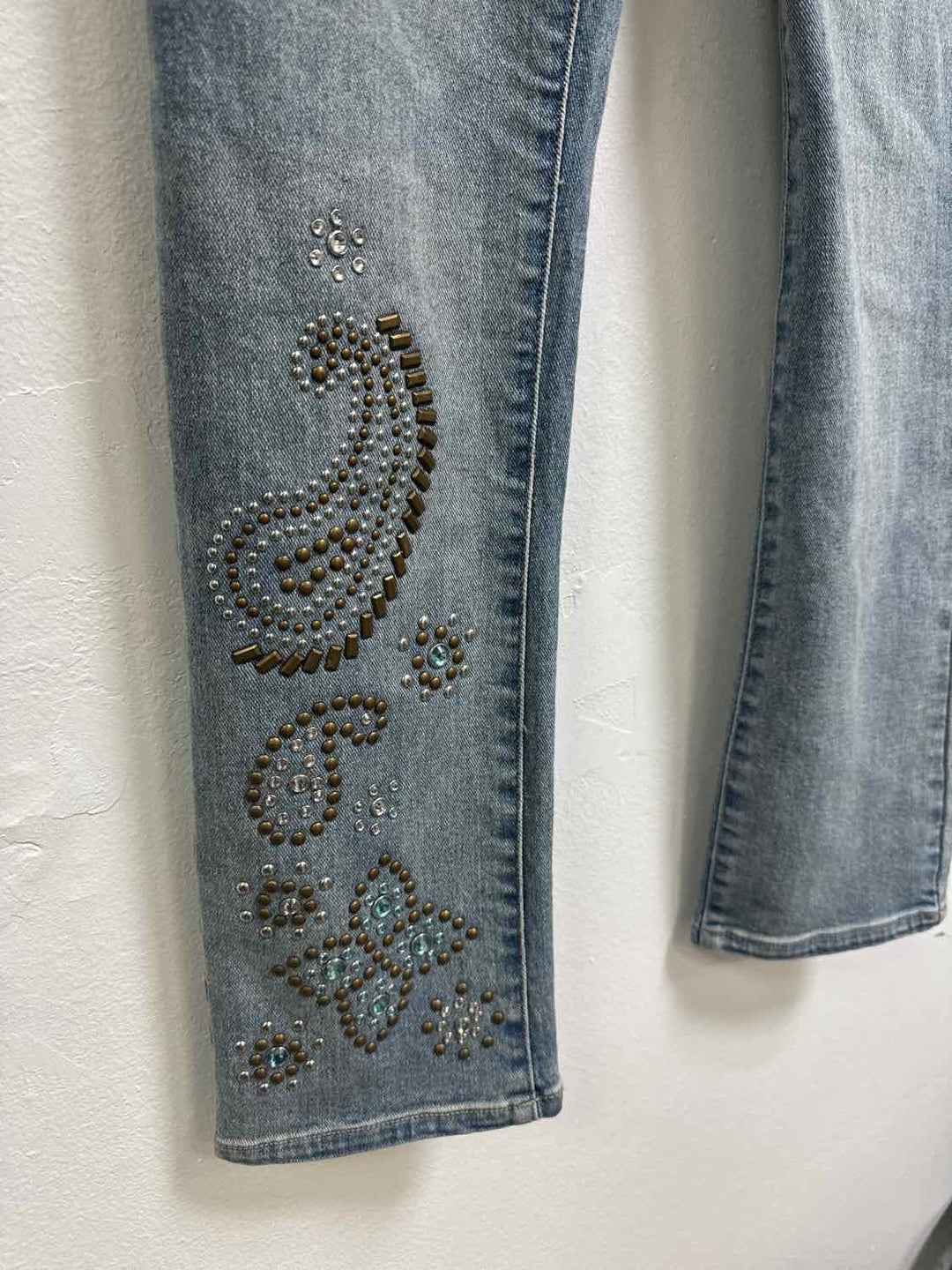 Boston Proper Size 10 Denim Teal Jeans