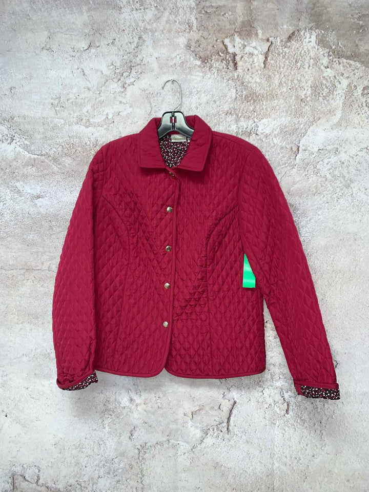Kim Rogers Burgundy Women Size M jacket