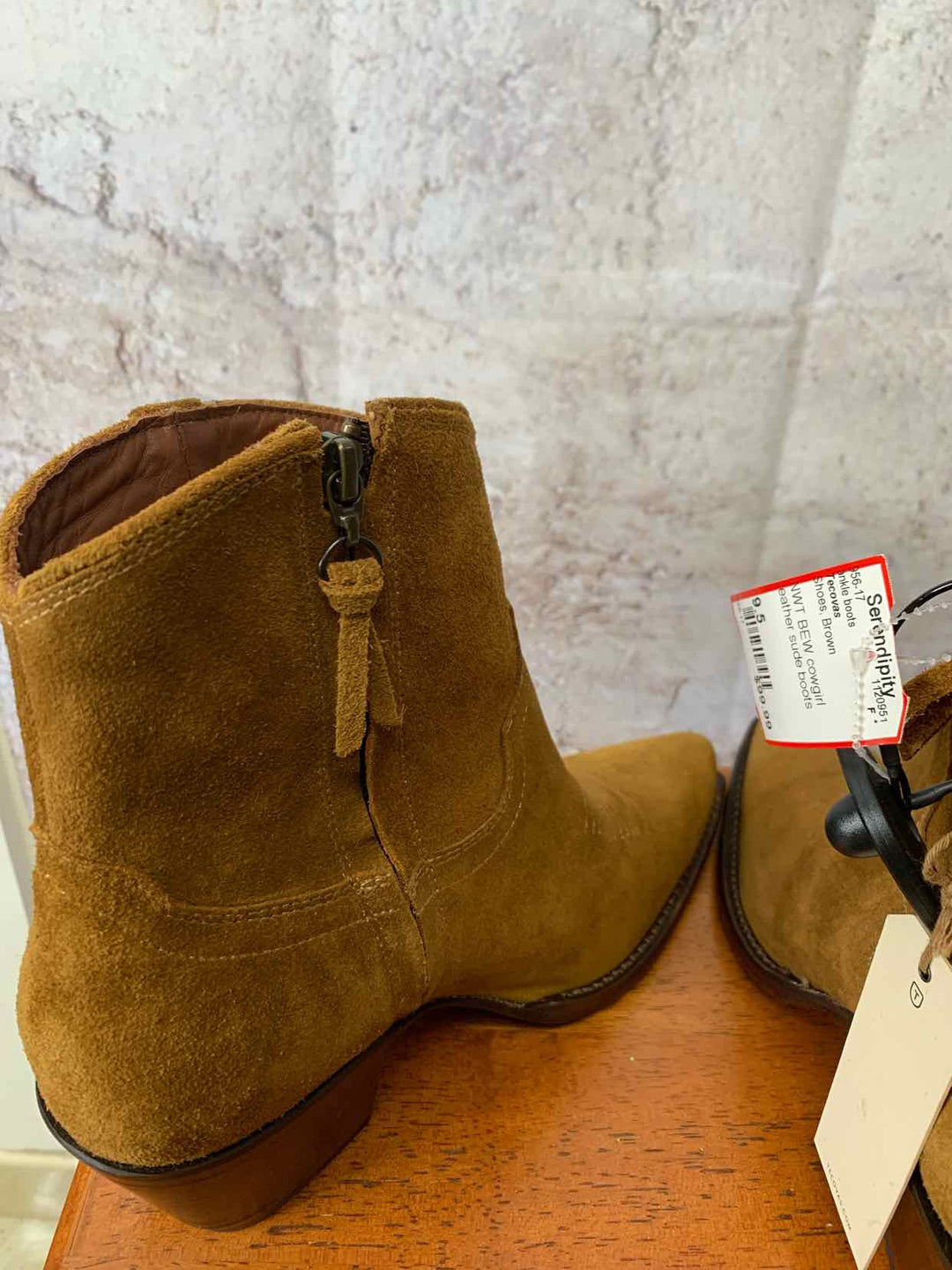 Tecovas Brown W Shoe Size 9.5 ankle boots