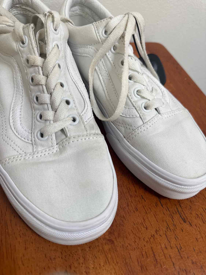 Vans Shoe Size 7.5 White athletic sneaker