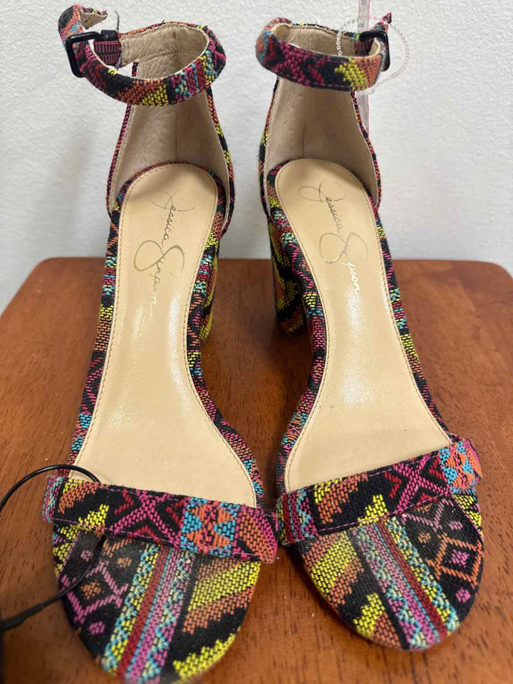 Jessica Simpson Shoe Size 7 Multi-Color high heel