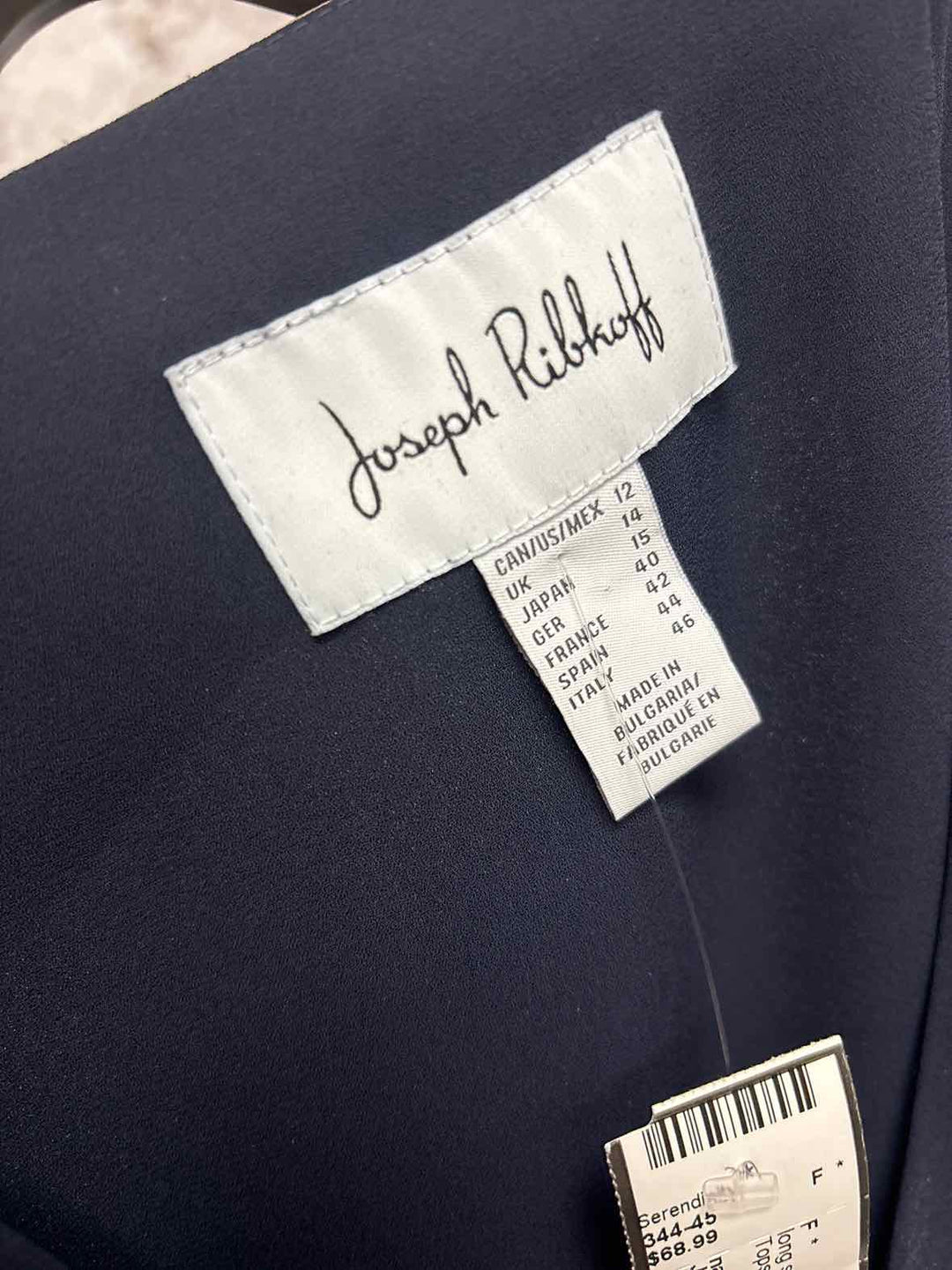 Joseph Ribkoff Women Size 12 Navy long sleeve top