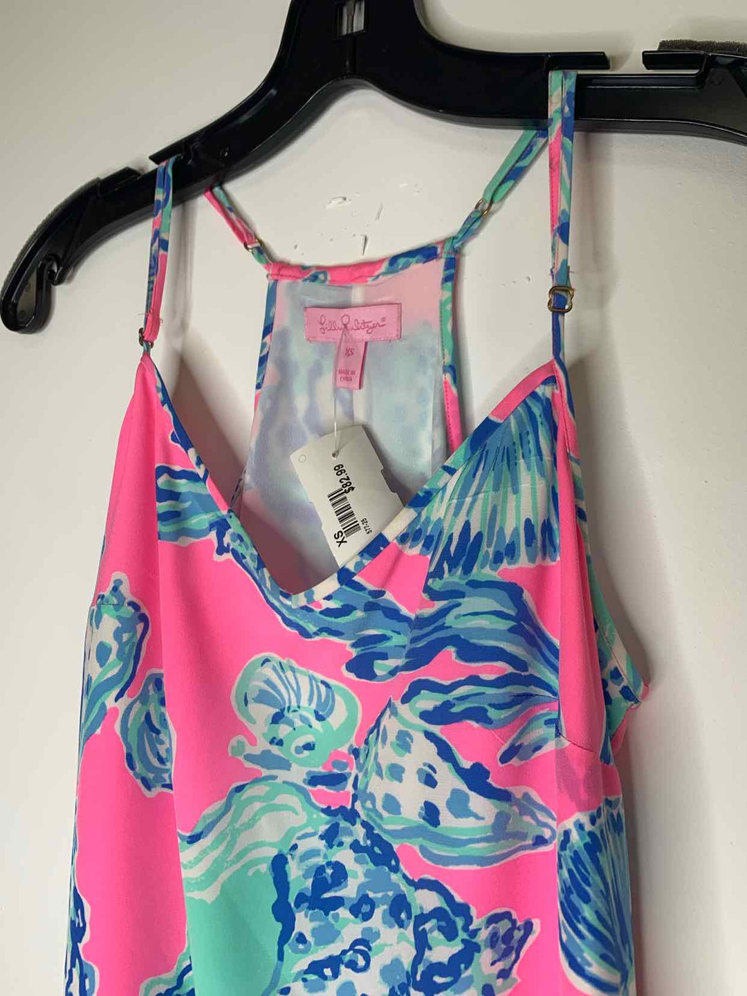 Women Size XS Lilly Pulitzer Hot Pink sleeveless dress