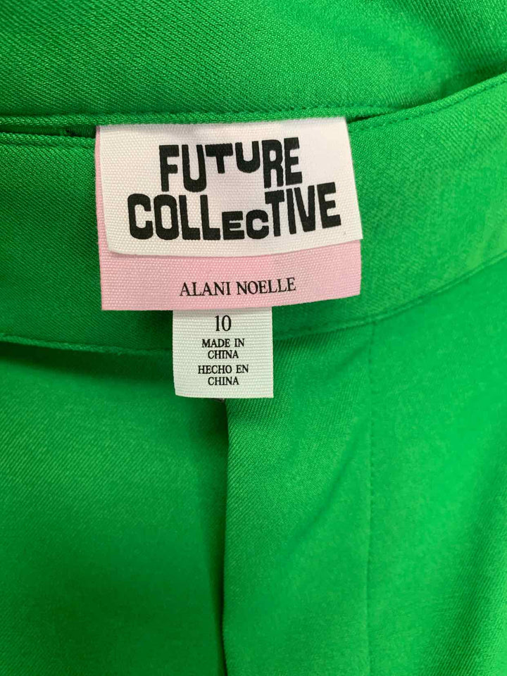 Future Collective Size 10 Green dress