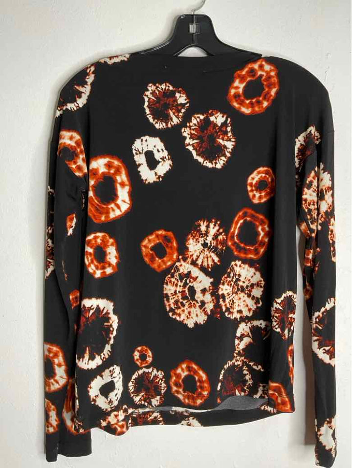 Halston Size PS Black Scoop Neck long sleeve top