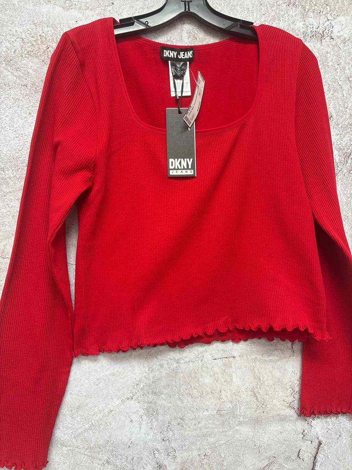 DKNY Red Women Size XL sweater