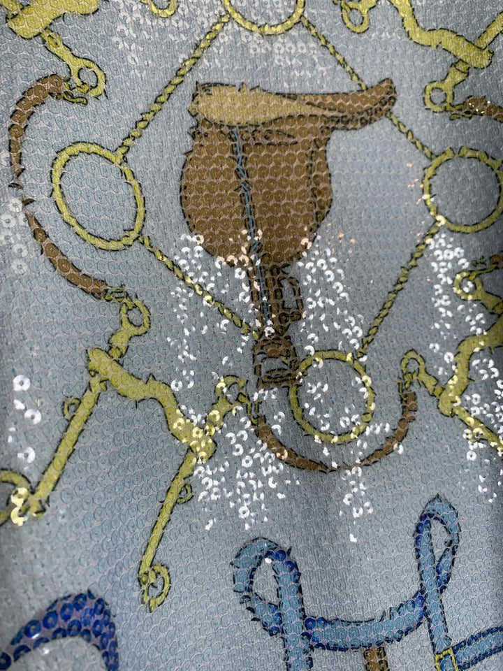 J McLaughlin Women Size L Blue long sleeve top