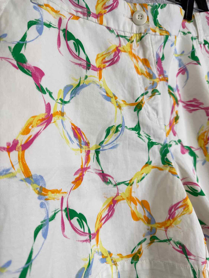 Crown & Ivy Size 12 White Pink skort