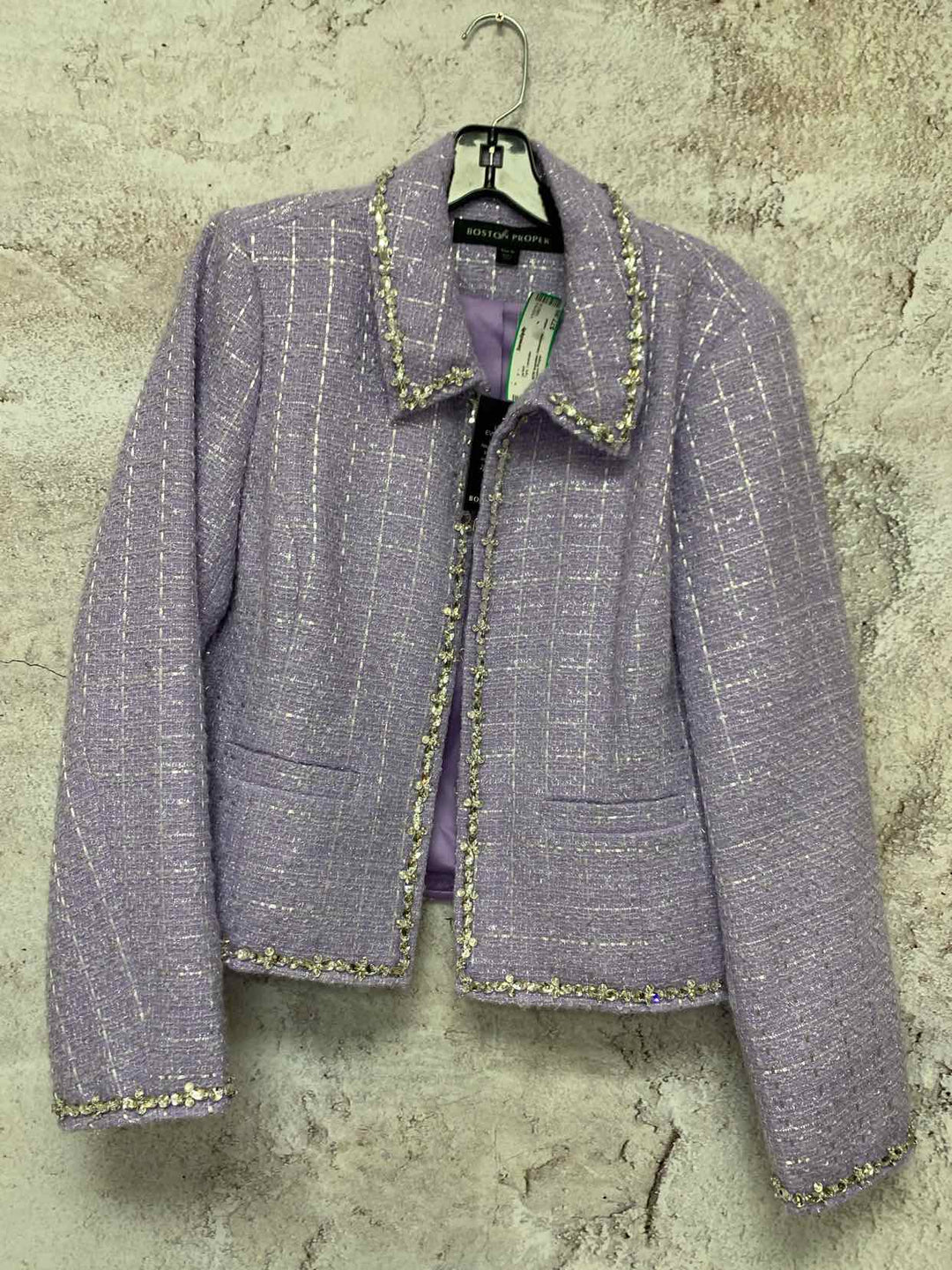 Boston Proper Lavender Women Size 16 jacket
