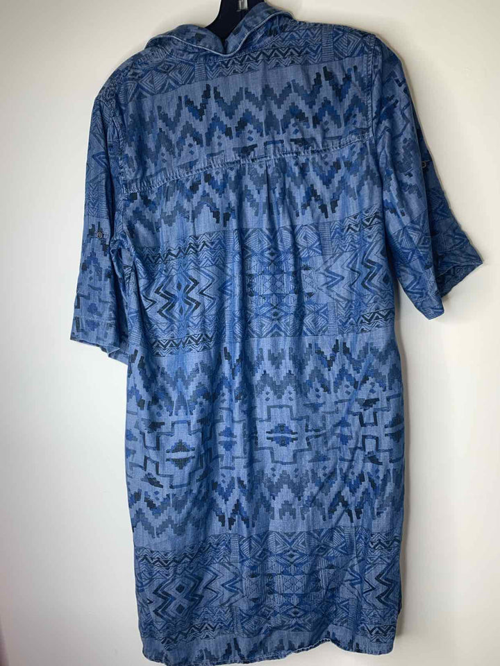 Women Size S Chelsea and Theodore Blue long sleeve dress