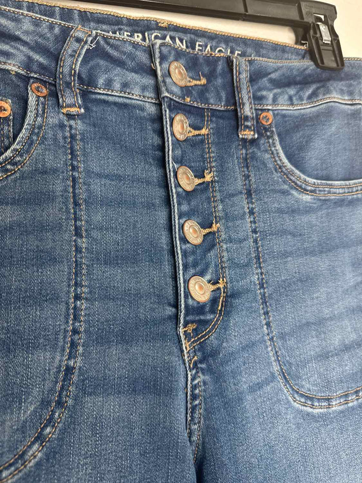 American Eagle Size 8 Denim Wide Leg Jeans