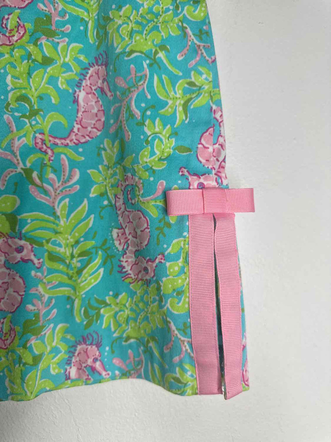Bamboo Traders Size 10 Blue knee length skirt