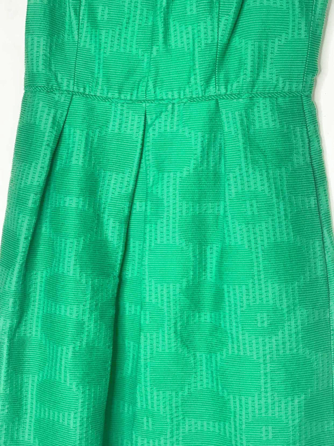 Women Size 8 J Crew Green sleeveless dress