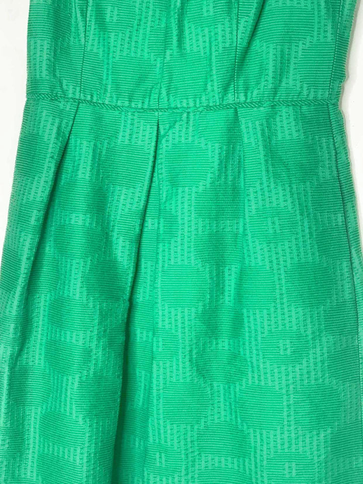 Women Size 8 J Crew Green sleeveless dress