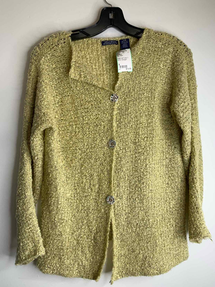 WindiRiver Women Size S Yellow cardigan