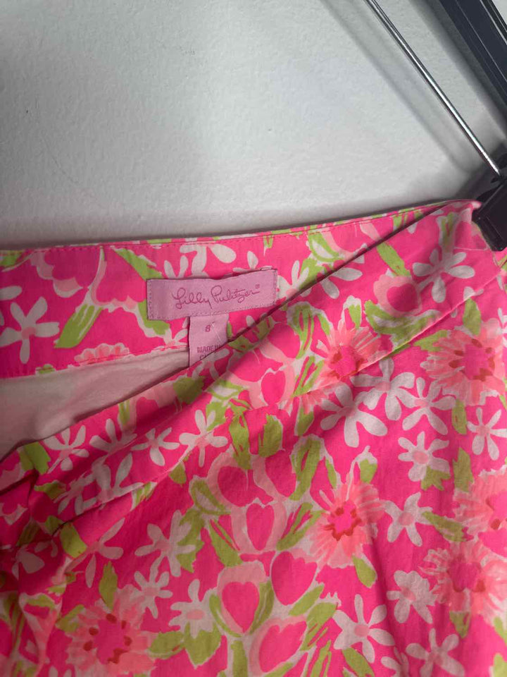 Lilly Pulitzer Size 8 Pink knee length skirt