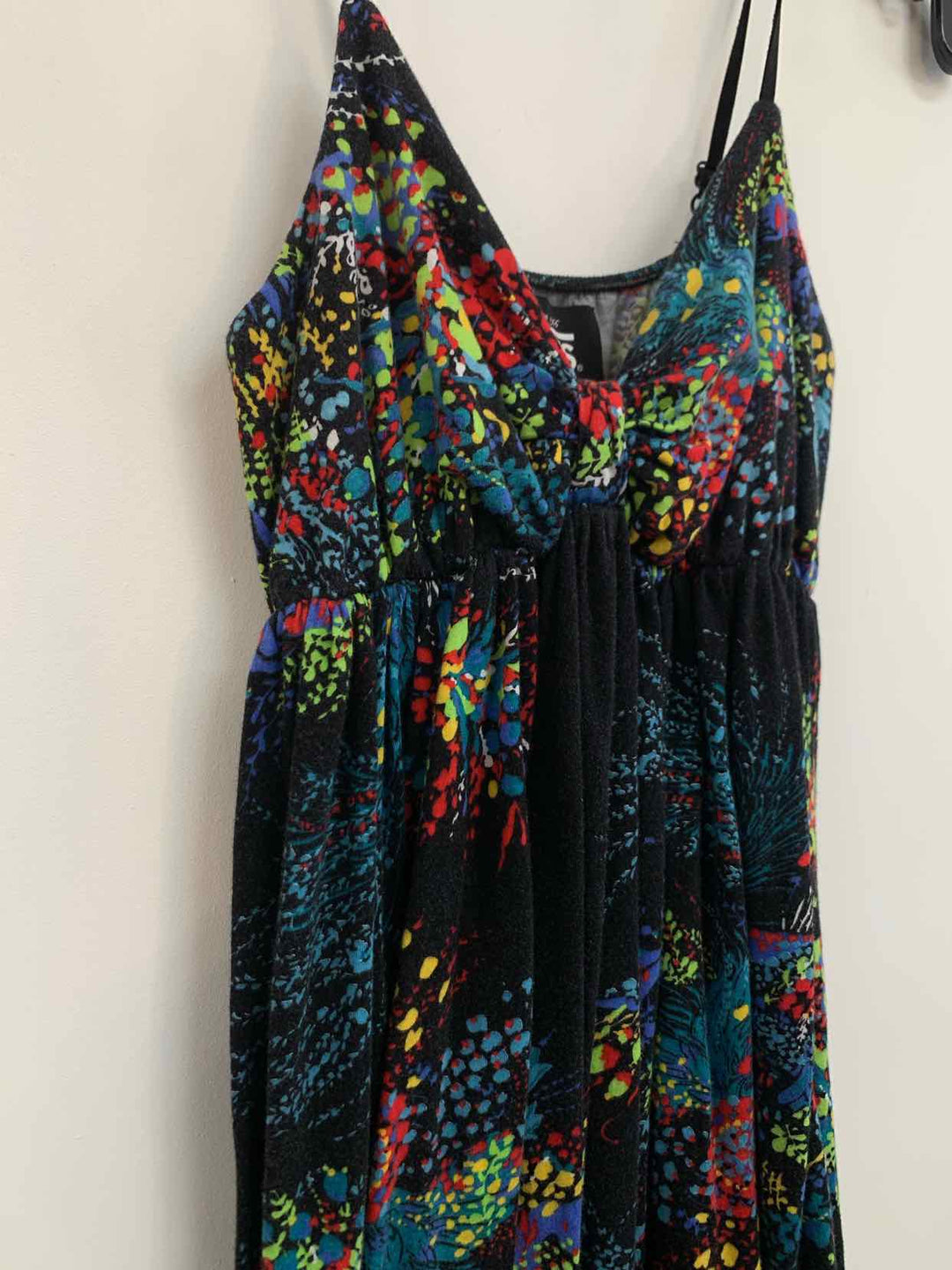 Vans Size L Black Knotted Front spaghetti strap dress