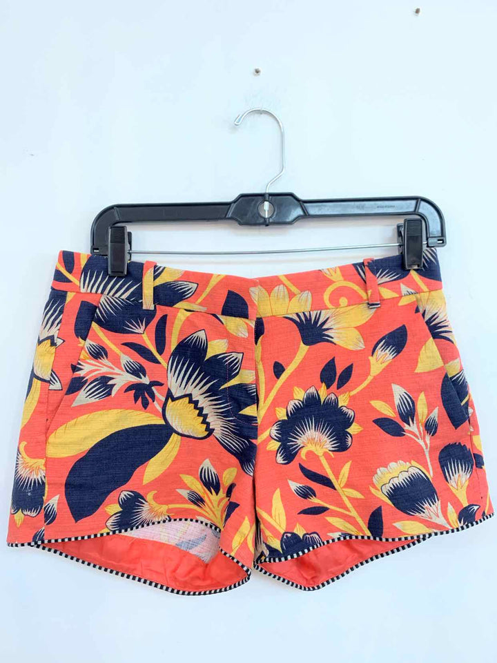 J Crew Size 4 Orange Floral casual