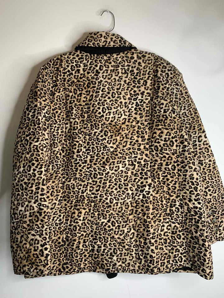 Chicos Animal Print Women Size 3 jacket