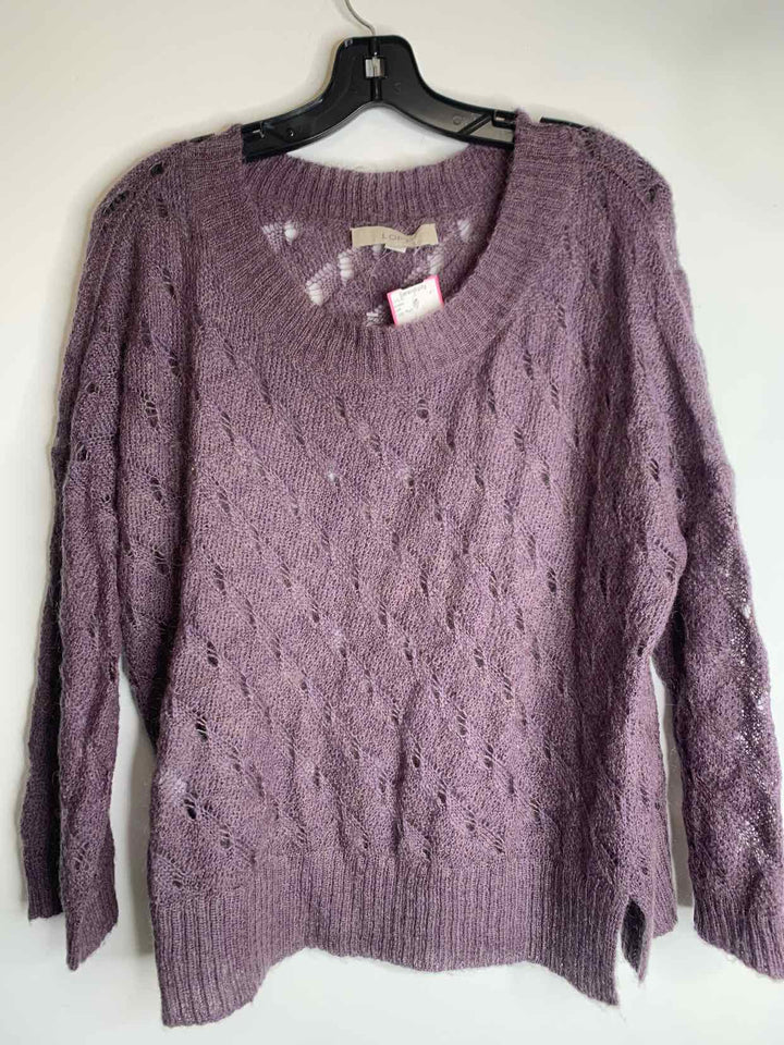 Loft Plum Women Size XL sweater