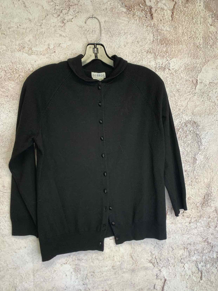 George Size L Black cardigan
