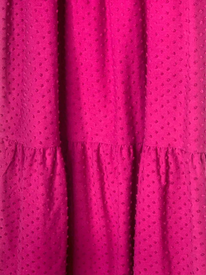 Women Size M J Crew Hot Pink short sleeve