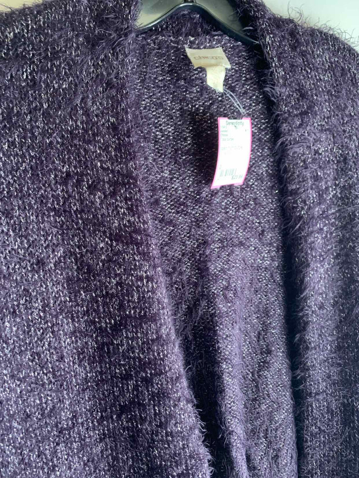 Chicos purple Women Size 2 sweater