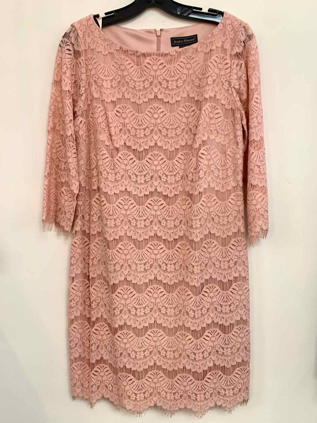 Jessica Howard Size 8 Pink 3/4 sleeve long sleeve dress Serendipity Consignment Boutique Jessica Howard Size 8 Pink 3/4 sleeve long sleeve dress Serendipity Consignment Boutique